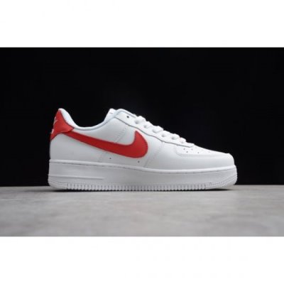 Nike Air Force 1 Upstep Beyaz / Kırmızı Kaykay Ayakkabı Türkiye - 8E9ZCUC0